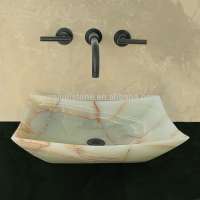 Good Price Luxury Vanity Onyx Mable Basin For Bathroom, Green Onyx Marble, Yellow Onyx Marble