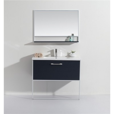 Custom Design Space Saving Large Black Modern Bathroom Medicine Cabinet With Mirror