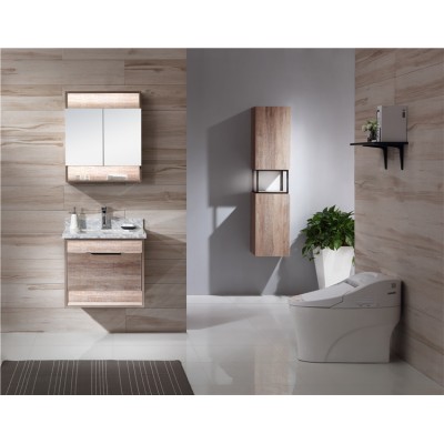 Standard 600 700 800Mm Mdf Wash Hand Cabinet Bathroom Sink With Cabinet Wood Color