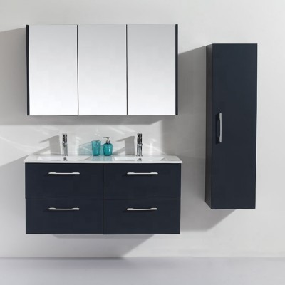 Ojans Modern Style Oem Design 2020 Modern Luxury New Design Bath Bathroom Cabinet Vanity With Double Sink