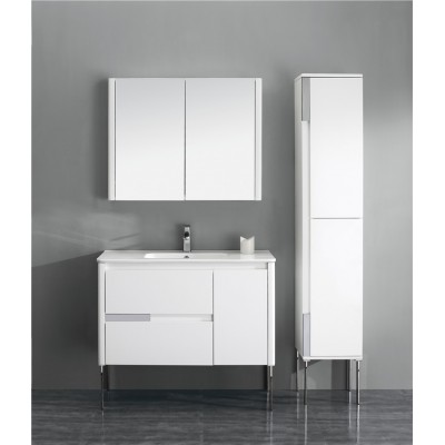 OEM design Modern MDF New Designs Luxury Bathrooms Washbasin Vanity Cabinet