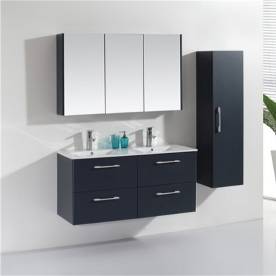 Hot Sale European Style Double Sink Bathroom Vanity Top Ready Made Bathroom Cabinet