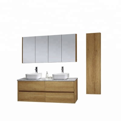 Best selling wooden bathroom mirror cabinet vanity furniture